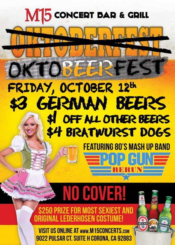 Oktobeerfest flier Oktobeerfest